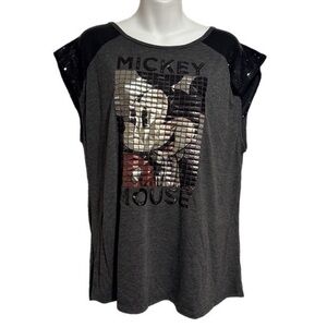 Disney Boutique Micky Sequin Top XXL